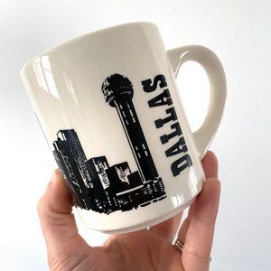 Vintage Dallas Texas Skyline Mug